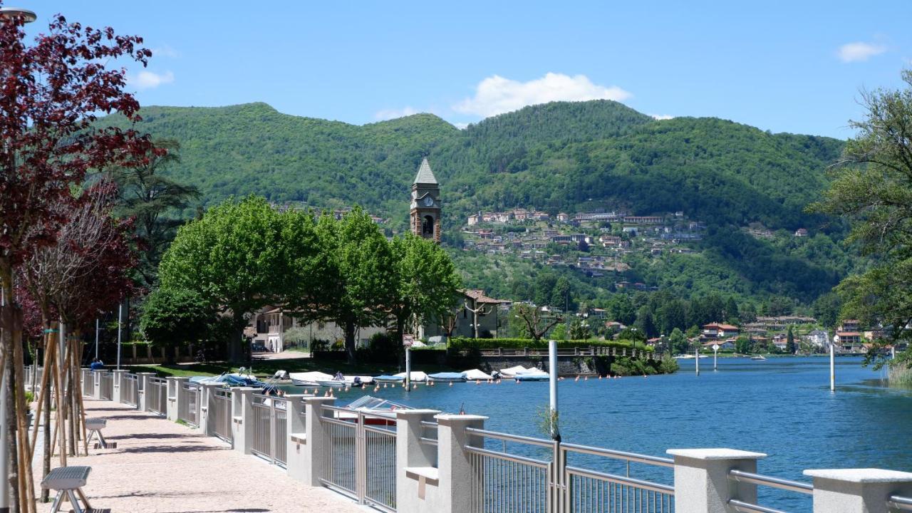 Lavena - Lake & Mountain Apartments Lavena Ponte Tresa Exteriör bild