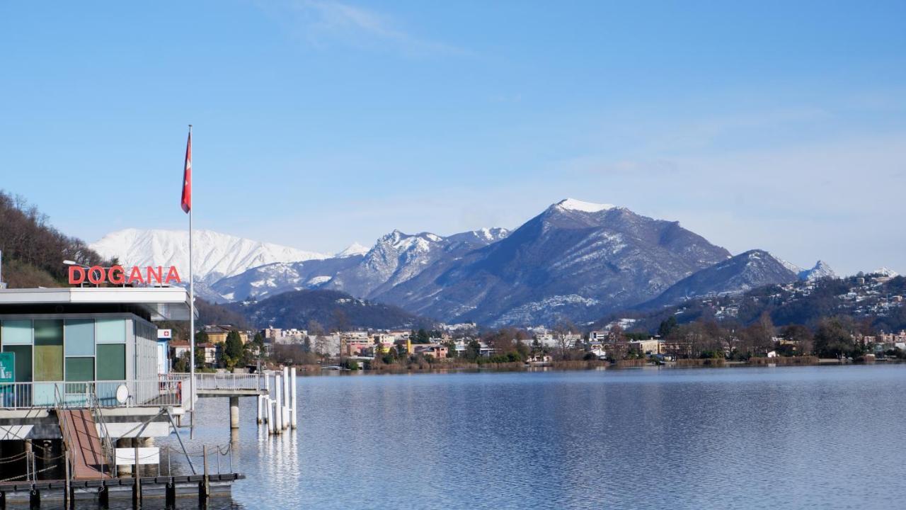 Lavena - Lake & Mountain Apartments Lavena Ponte Tresa Exteriör bild